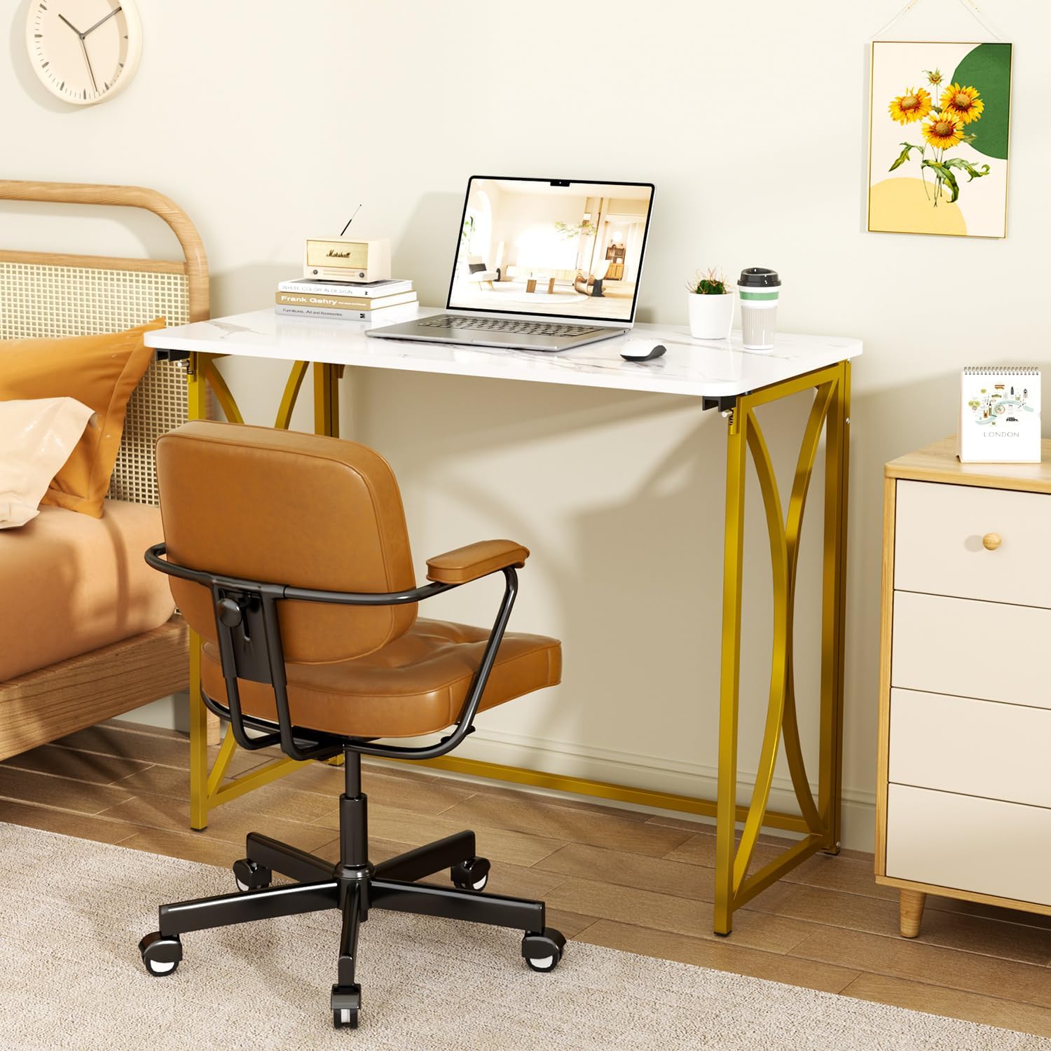 Space‑Saving Foldable Small Computer Desk