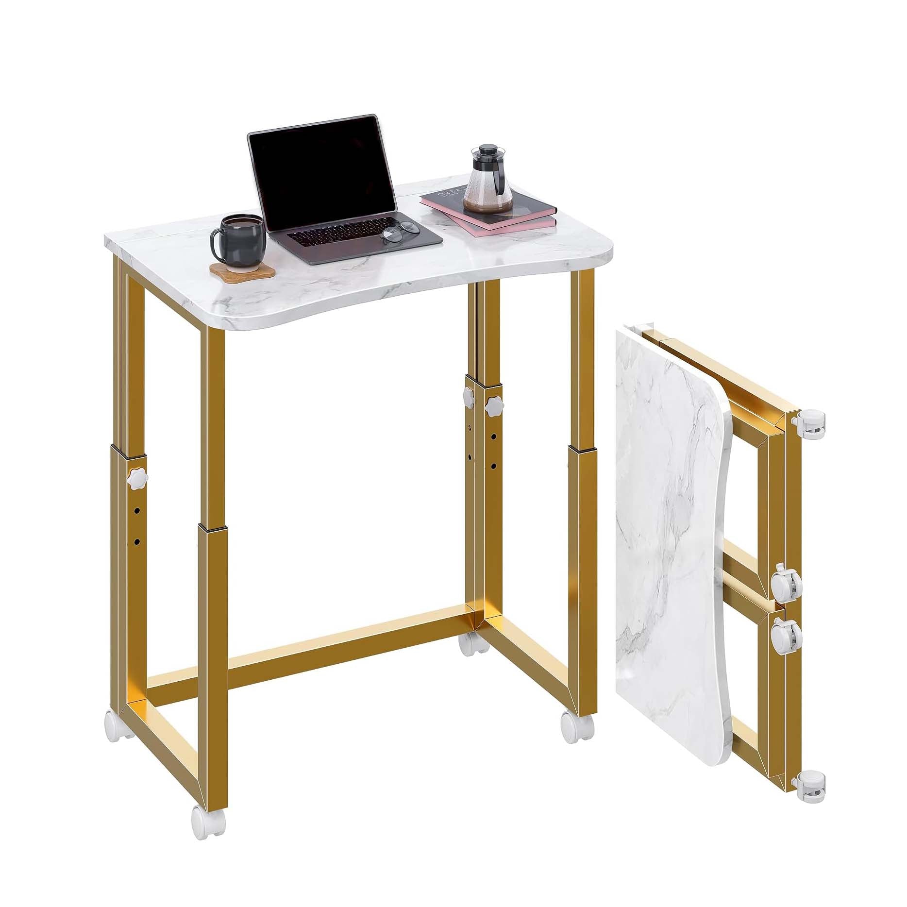 Mobile Foldable Writing Desk For Small Spaces