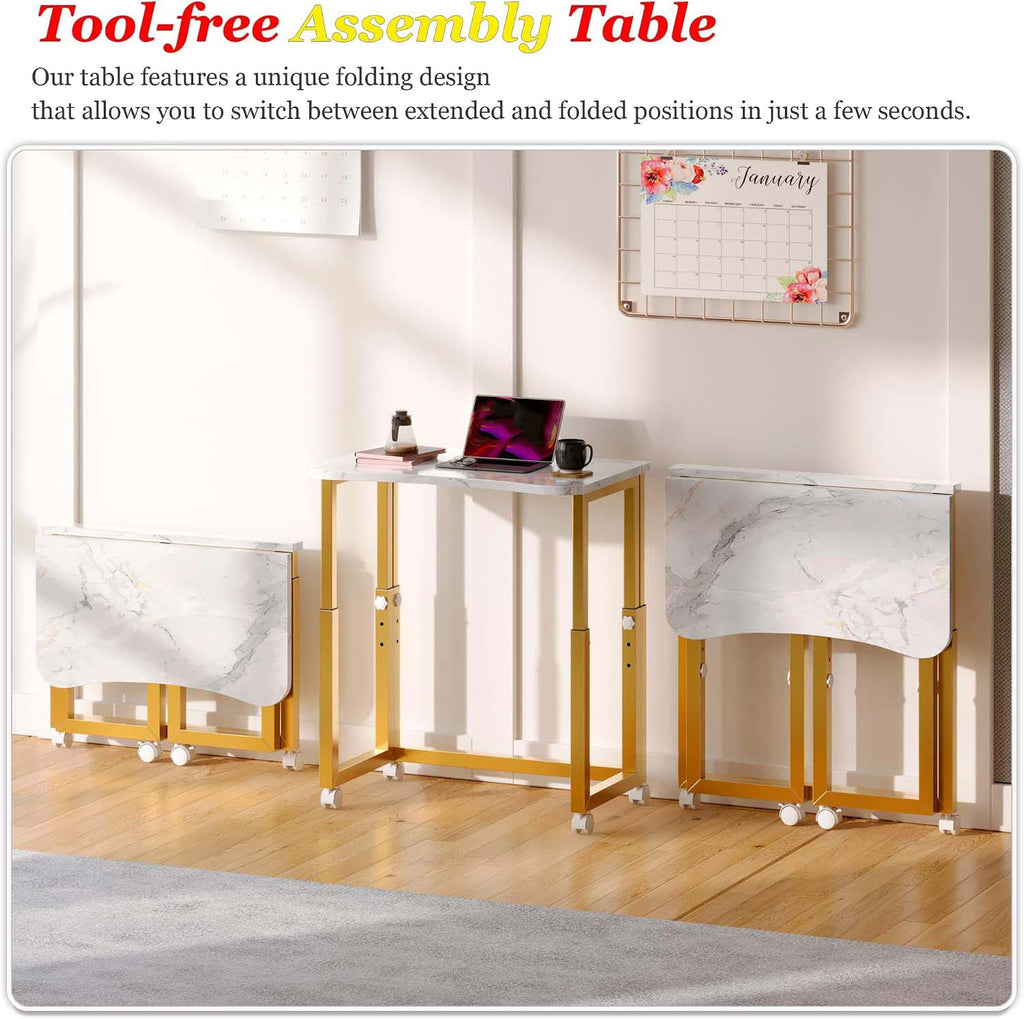 Mobile Foldable Writing Desk For Small Spaces