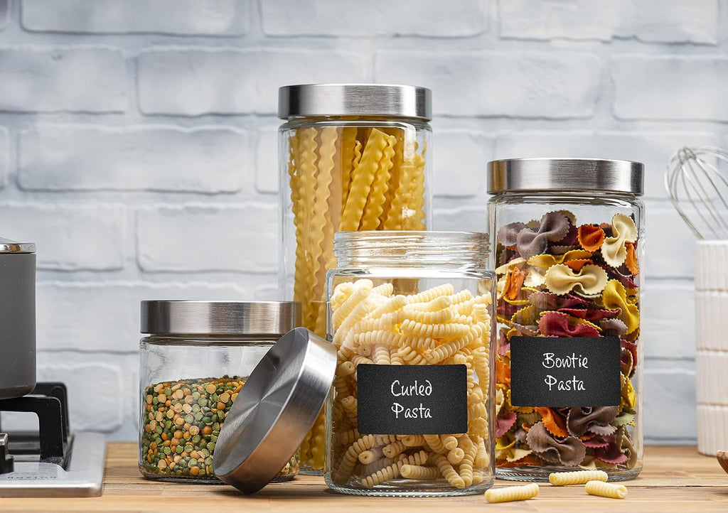 Airtight Glass Kitchen Storage Canister Set
