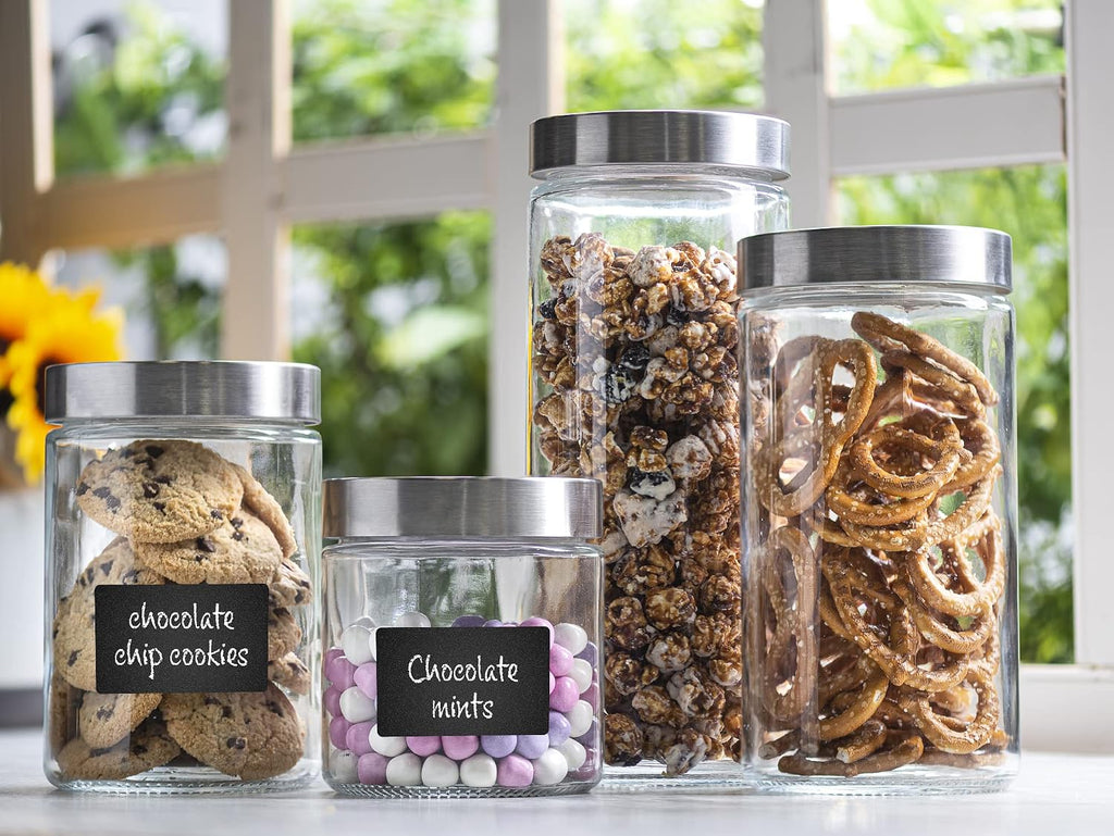 Airtight Glass Kitchen Storage Canister Set