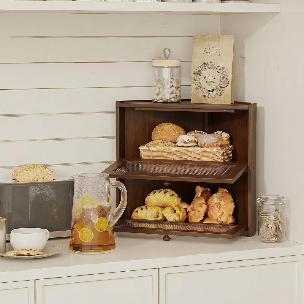 Bamboo Corner Kitchen Bread Storage Box