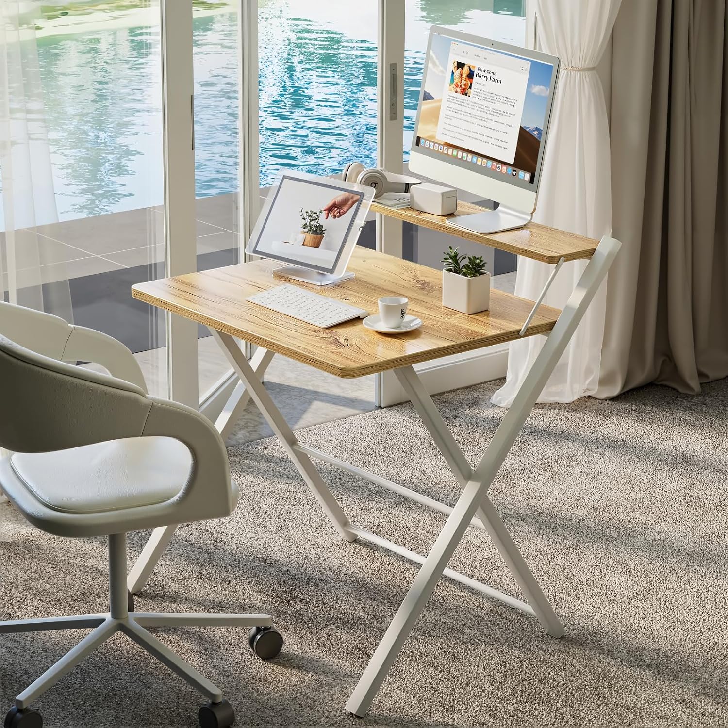 Sturdy Foldable Desk For Small Spaces