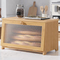 Bamboo Wooden Kitchen Counter Bread Box